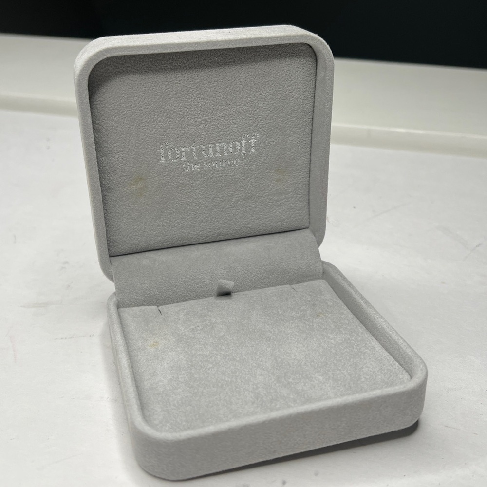 Fortunoff Gray Velvet Jewelry Box
